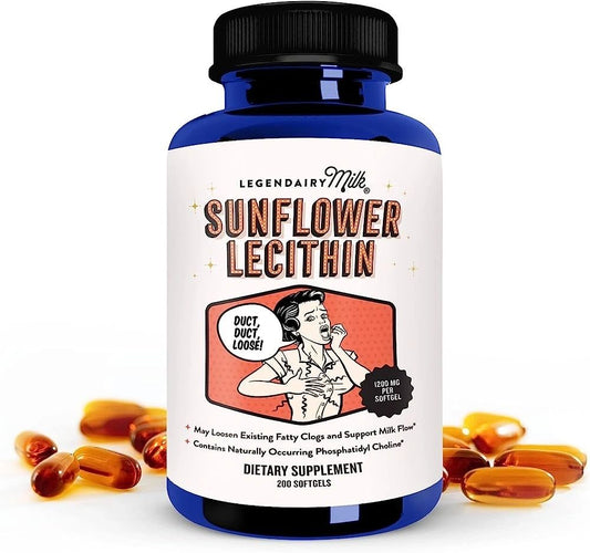 Sunflower Lecithin, 1200mg Per Soft Gel, 200 Soft Gels