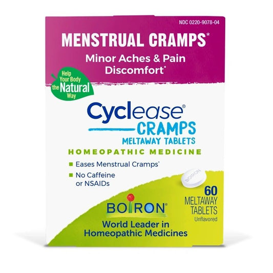 Cyclease Cramps Meltaway Tablets, Homeopathic Medicine for Menstrual Cramps, Boiron