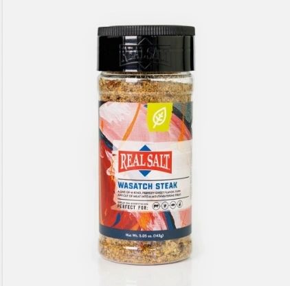 Wasatch Steak Seasoning, REAL SALT, Redmond Life