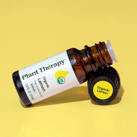 Organic Lemon Essential Oil, 10ml, Plant Therapy