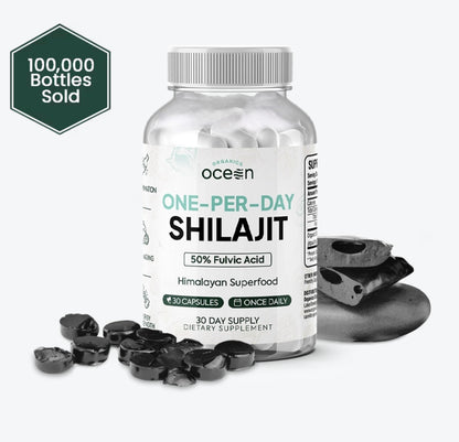 One-Per-Day Shilajit, 30 Capsules, Organics Ocean