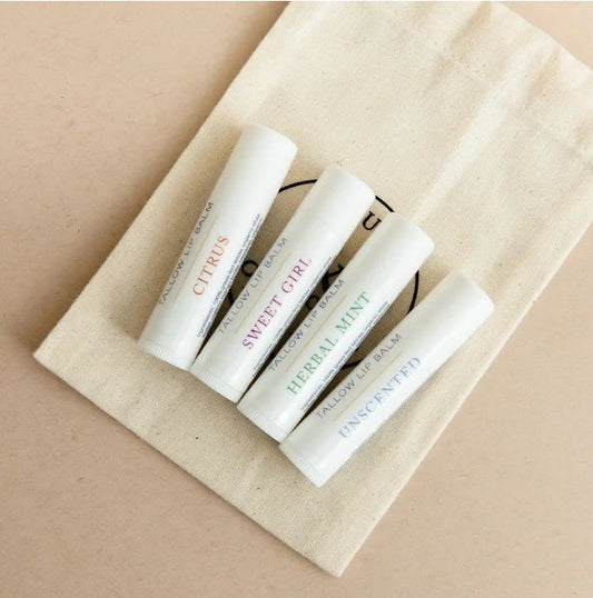 Tallow Lip Balm, Toups & Co Organics