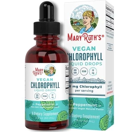 Vegan Chlorophyll Liquid Drops, Peppermint, 2oz, Mary Ruth's