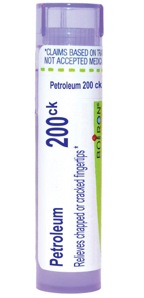 Petroleum 30C, 200CK, Homeopathic Medicine for Relief of Chapped or Cracked Fingertips, Boiron, 80 Pills (Pill Size #40)