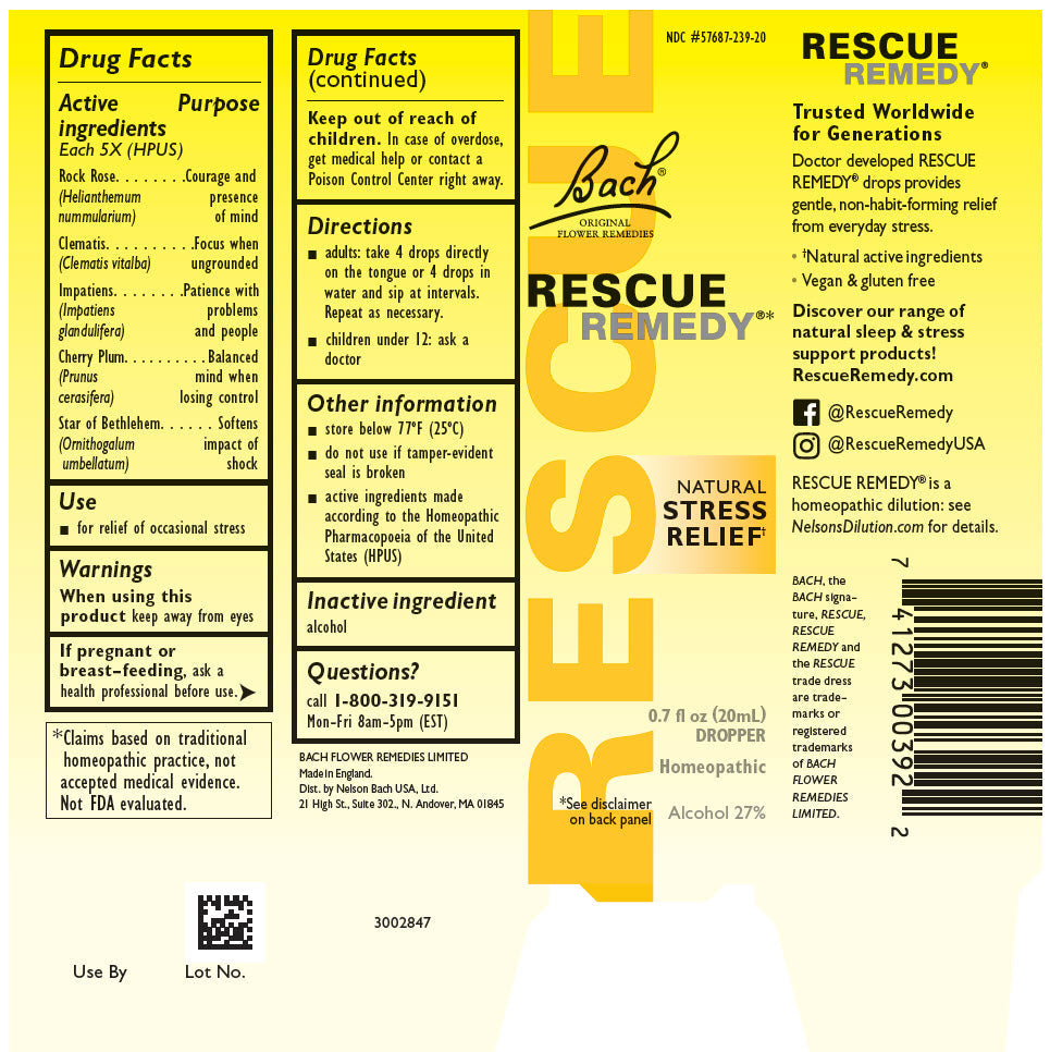 Rescue Remedy Spray, Natural Stress Relief, 20mL, Bach