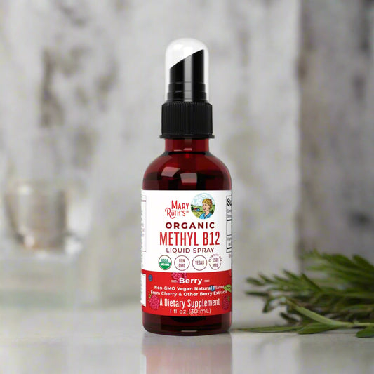 Methyl B12 Spray, Berry Flavored, 1oz, MaryRuth Organics