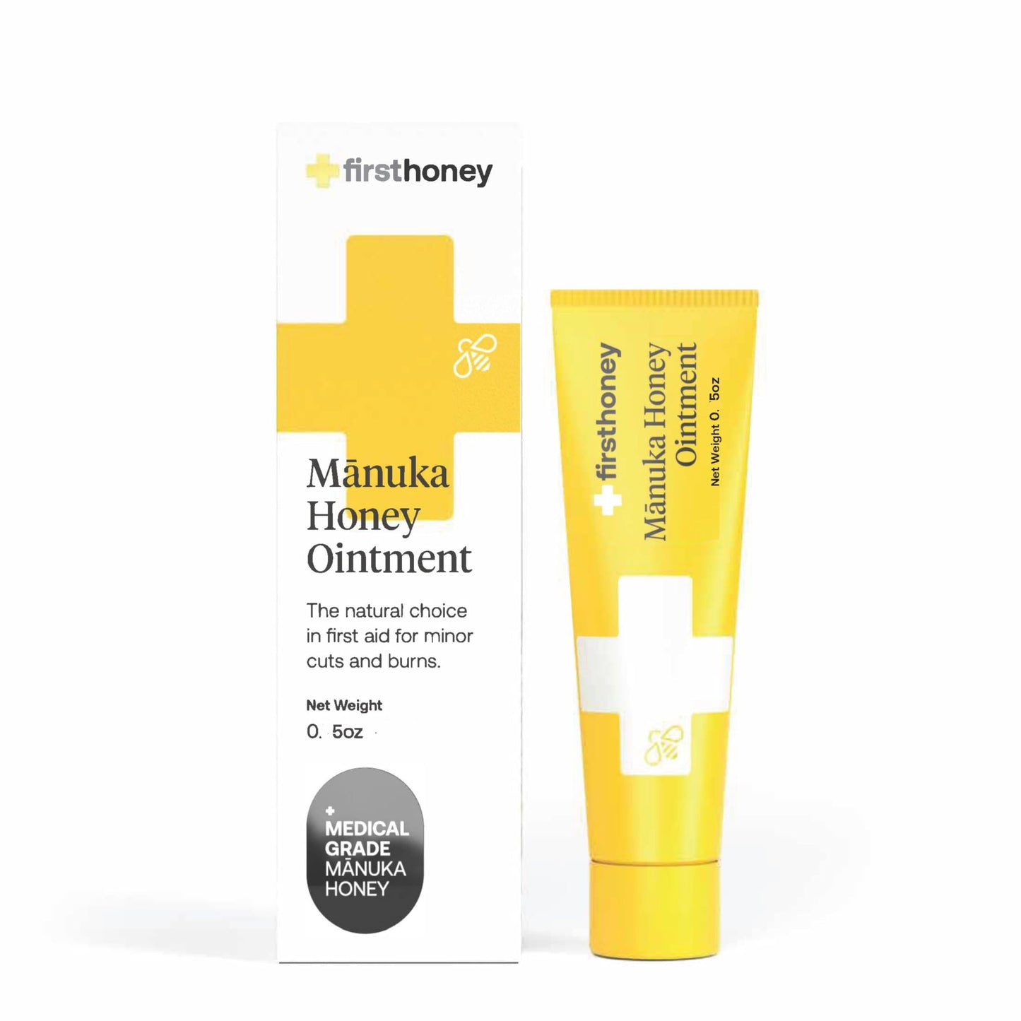 Manuka Wound Ointment, 0.5-1oz, First Honey