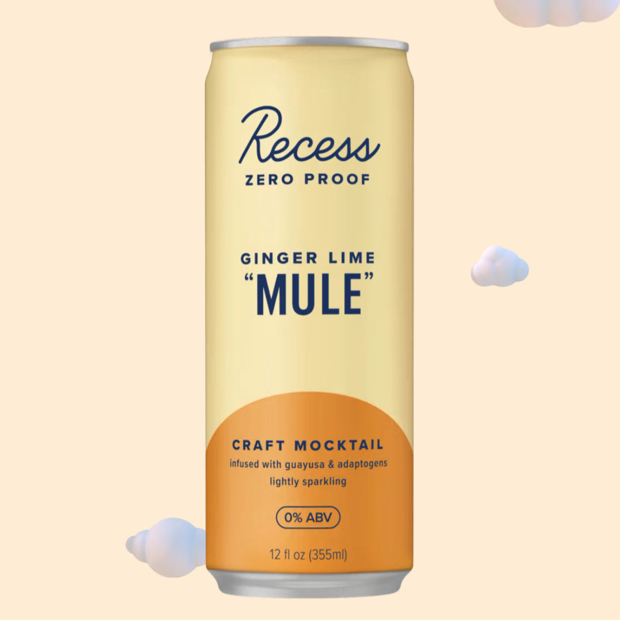 Ginger Lime "Mule" -  Craft Mocktail, 12oz, Recess