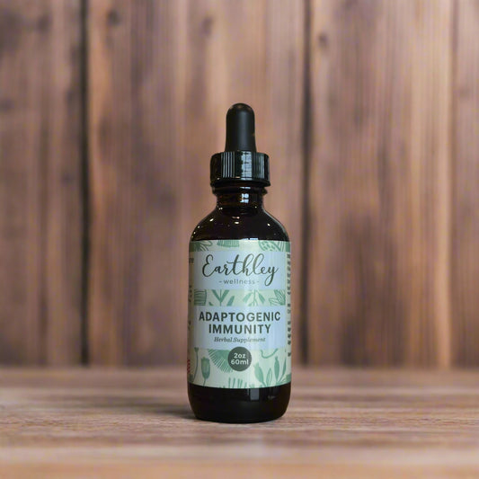 Adaptogenic Immunity - For Daily Stress and Immune Support, 2oz, Earthley