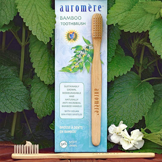 Bamboo Toothbrush, Auromere Ayurvedic Imports