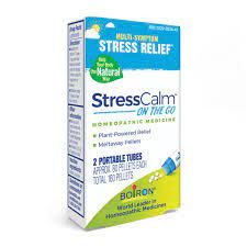 StressCalm On the Go, Homeopathic Medicine for Stress Relief, 2 Tubes (Approx. 80 Pellets Per Tube), Boiron