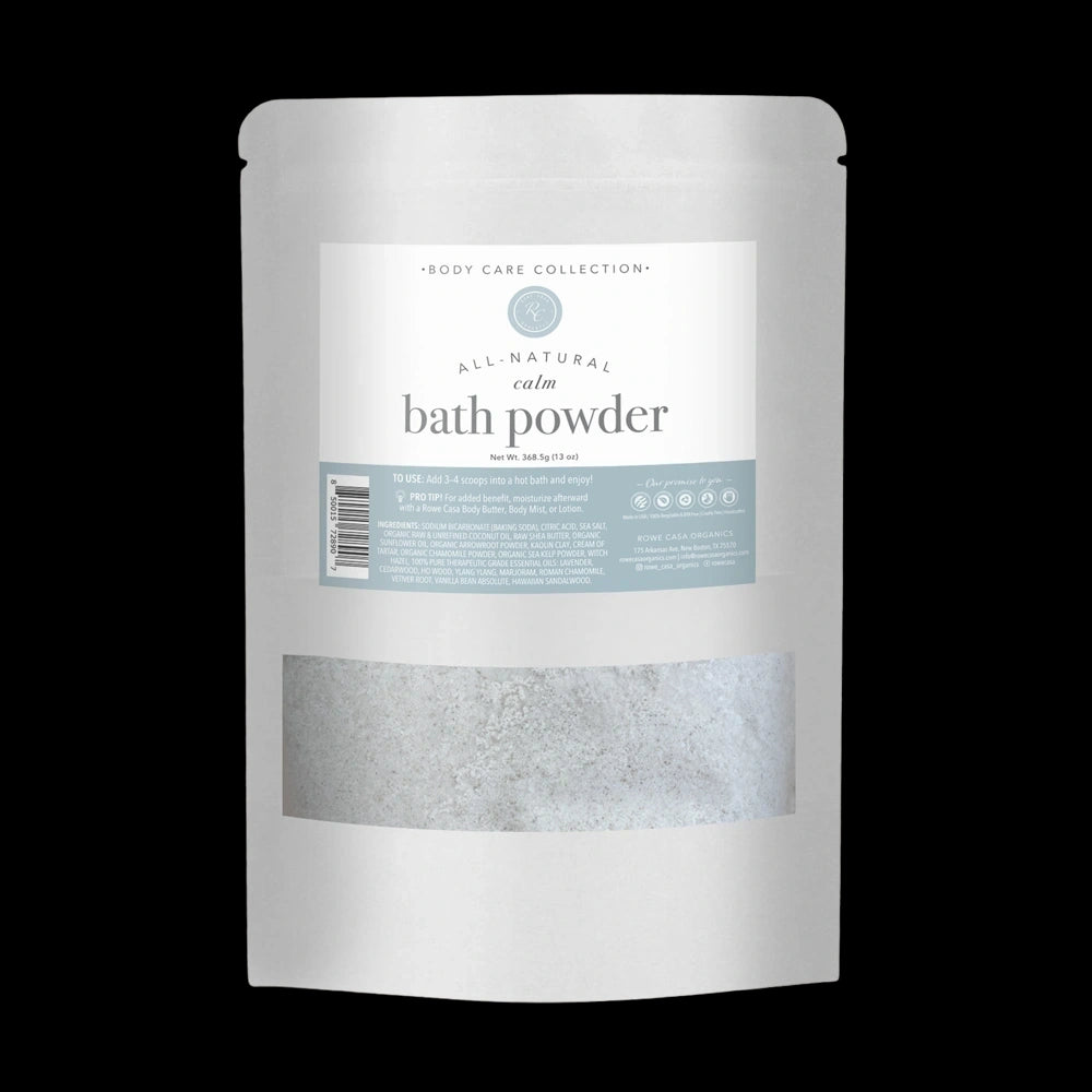 Bath Powder, 13oz, Rowe Casa Organics