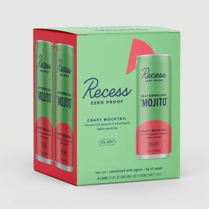 Watermelon "Mojito" -  Craft Mocktail, 12oz, Recess