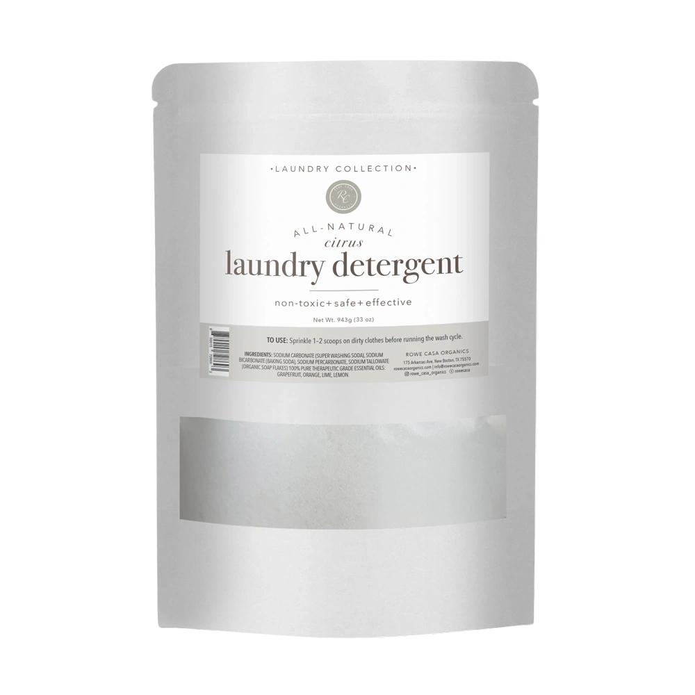 Laundry Detergent, Non-Toxic + Safe + Effective, Rowe Casa Organics