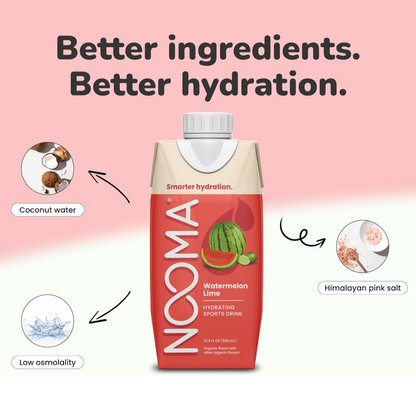 Hydrating Sports Drink - Watermelon Lime, 16.9 oz, NOOMA