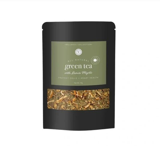 Green Tea With Lemon Myrtle, Protect Cells + Heart Health, Rowe Casa Organics