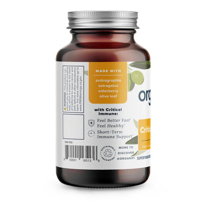 Critical Immune - Fast Acting Immune Support, 30 Capsules, Organifi