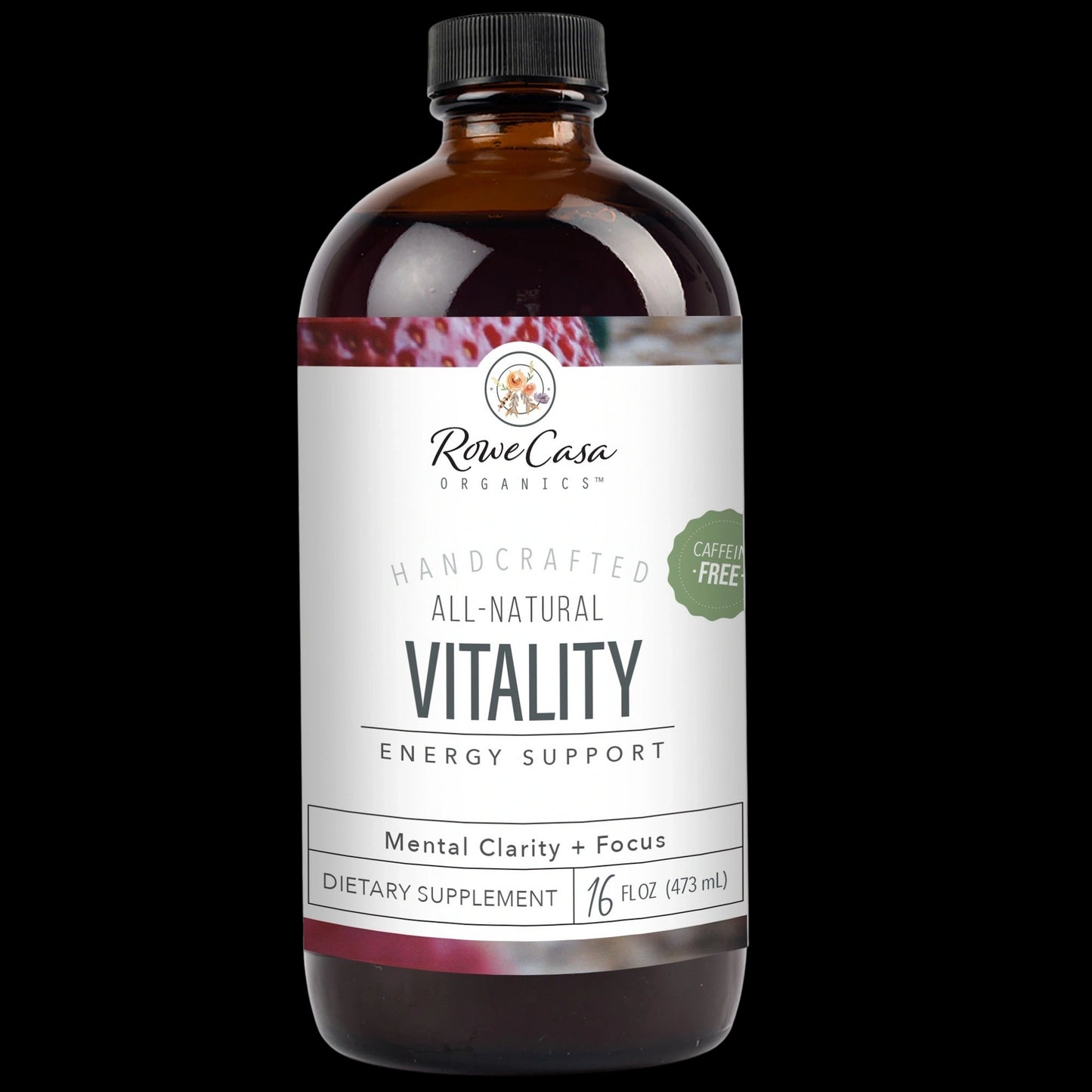 Vitality, Energy Support, Mental Clarity + Focus, Rowe Casa Organics