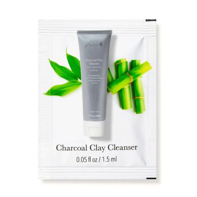 Charcoal Clay Cleanser, 1.5mL, 100% Pure