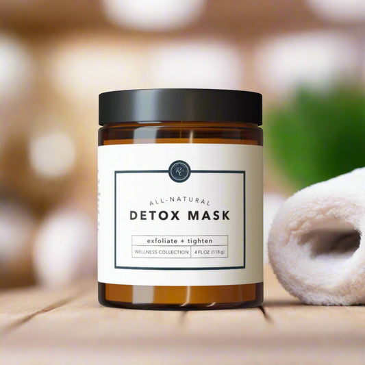 Detox Mask, Exfoliate + Tighten, 4oz, Rowe Casa Organics