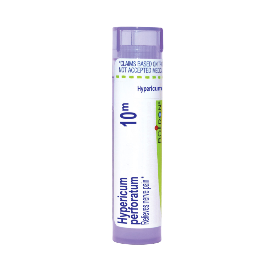 Hypericum Perforatum 6C, 30C, 200CK, 1M, 10M, Homeopathic Medicine for Nerve Pain, Boiron, 80 Pills (Pill Size #40)