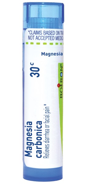 Magnesia Carbonica 30C, 200CK, Homeopathic Medicine For Diarrhea Or Facial Pain, Boiron, 80 Pills (Pill Size #40)