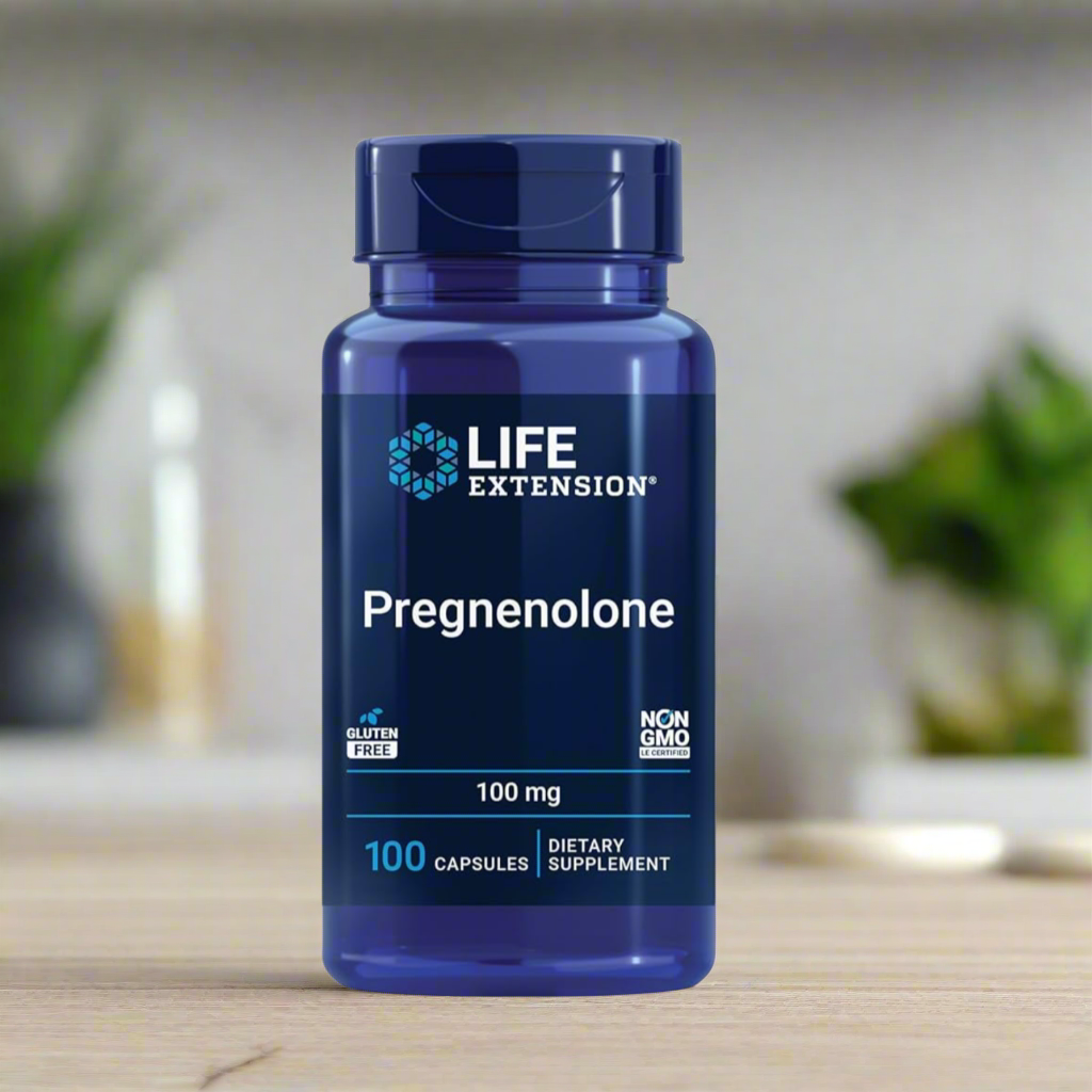 Pregnenolone - Promotes memory health & brain plasticity, 100 Capsules, Life Extension