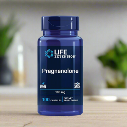 Pregnenolone - Promotes memory health & brain plasticity, 100 Capsules, Life Extension