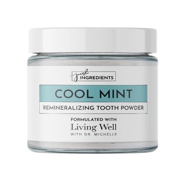 Cool Mint Remineralizing Tooth Powder, 2oz, Just Ingredients