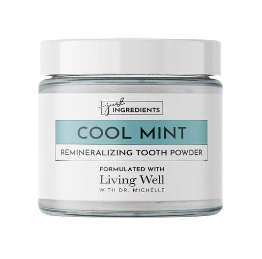 Cool Mint Remineralizing Tooth Powder, 2oz, Just Ingredients