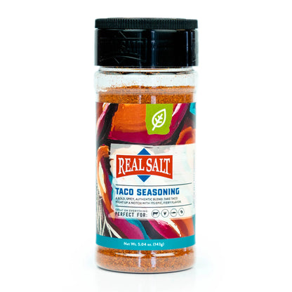 Taco Seasoning, REAL SALT, 5.04 oz, Redmond Life