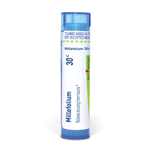 Millefolium 30C, Homeopathic Medicine for Bruising From Trauma, Boiron, 80 Pills (Pill Size #40)