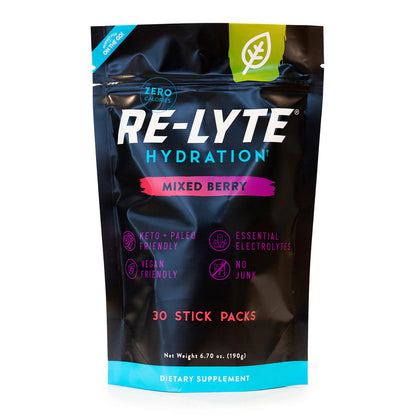 Re-Lyte Electrolyte Mix Stick Packs, 30 Count, Redmond Life