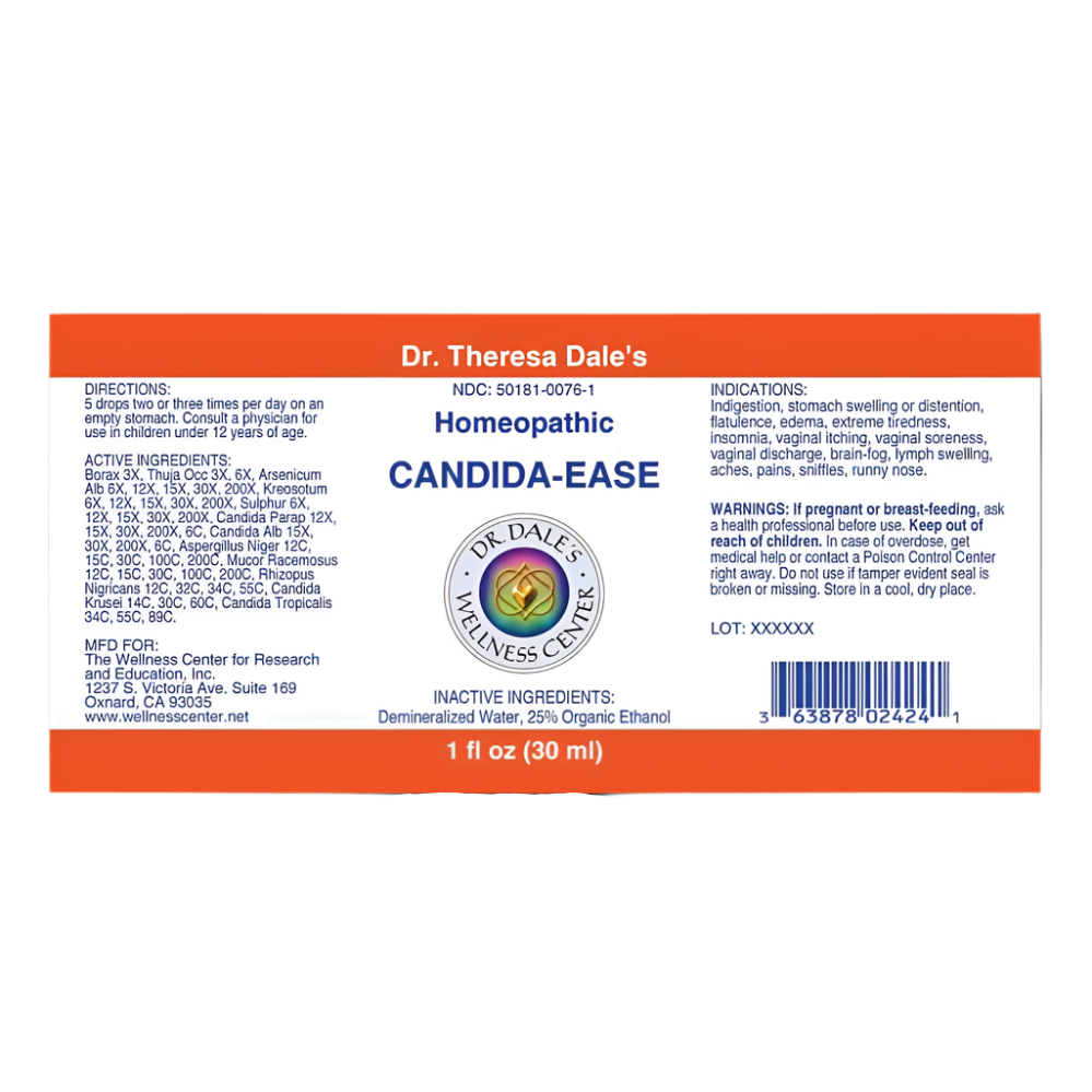 Candida-Ease, Homeopathic Formula, Dr. Dale's