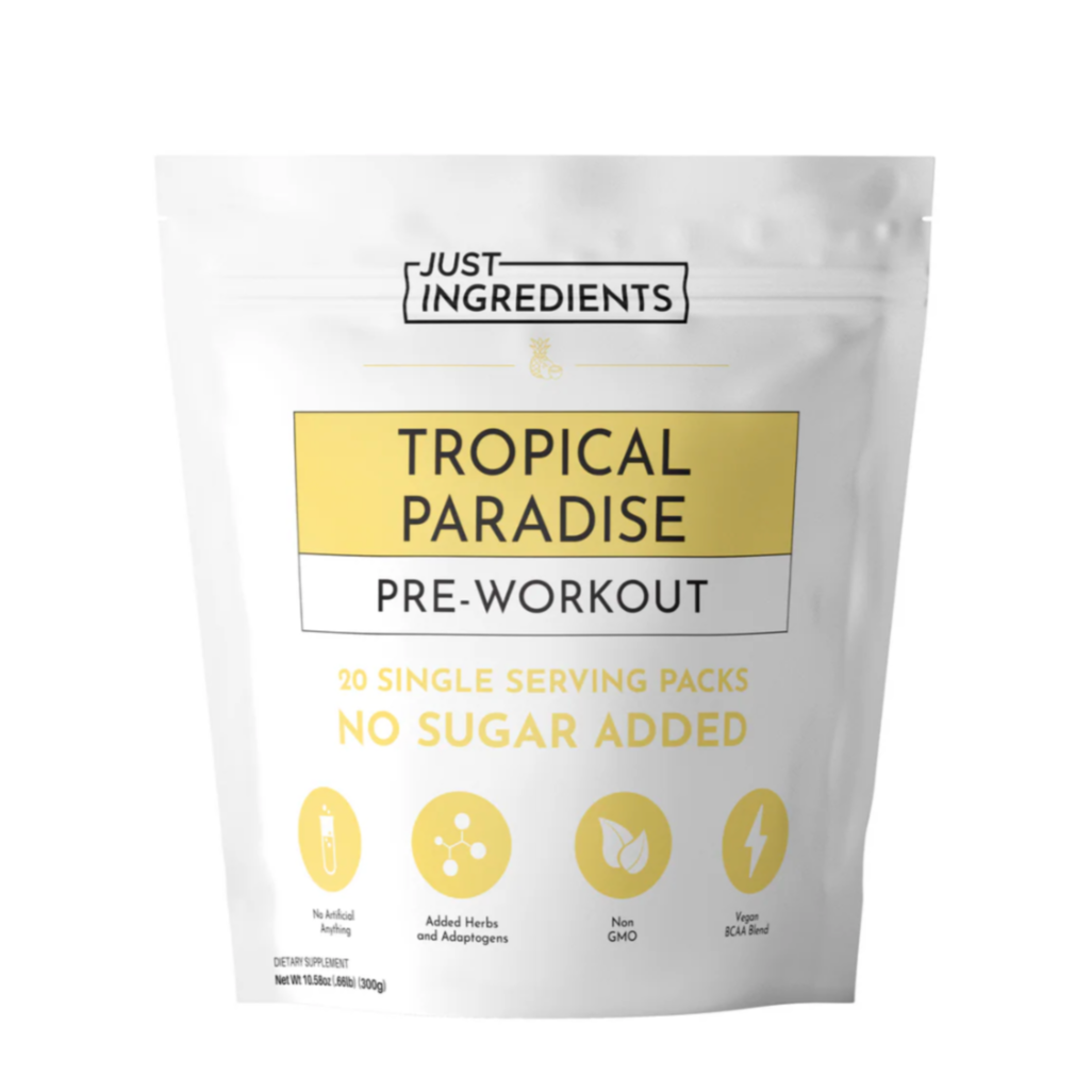 Pre-Workout, 20 Single Serving Packs, No Sugar Added, Just Ingredients