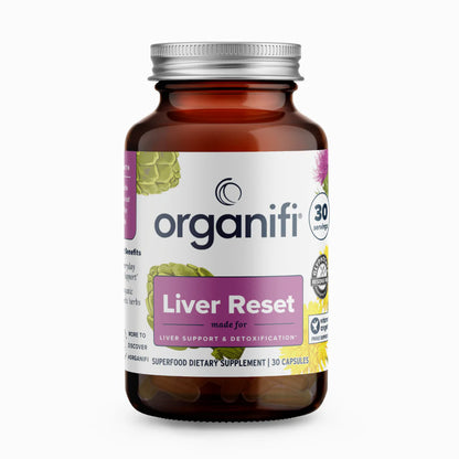 Liver Reset - Liver Support + Detoxification, 30 Capsules, Organifi