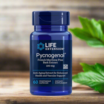 Pycnogenol, Anti-Aging Extract for Enhanced Health & Vascular Support, 60 Capsules, Life Extension