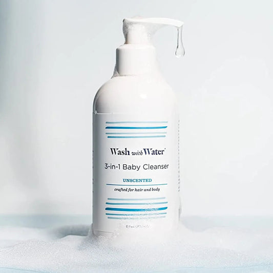 3-in-1 Baby Cleanser, Unscented, Wash with Water