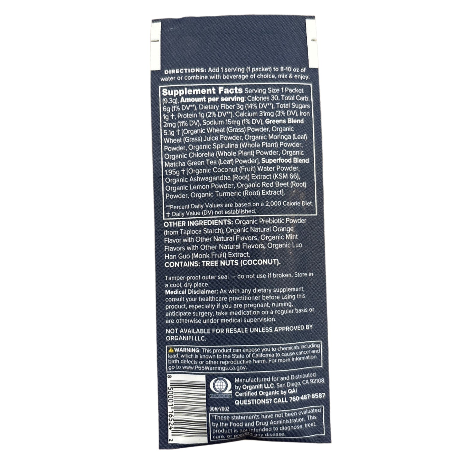 Green Juice - Body Rest & Stress Support, Organifi