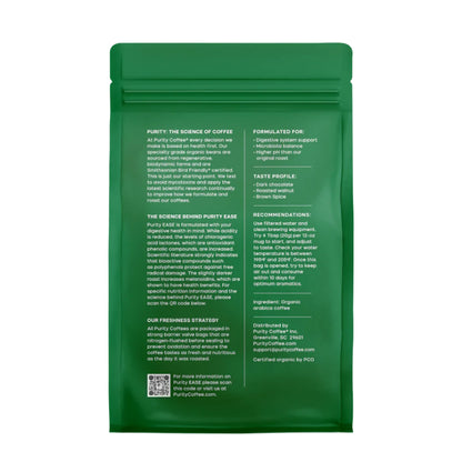 EASE: Whole Bean Organic Dark Roast Coffee, 12oz