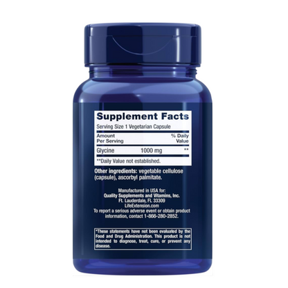 Glycine, 1000 mg, 100ct, Life Extension