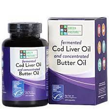 Fermented Cod Liver Oil and Concentrated Butter Oil, 120 Capsules