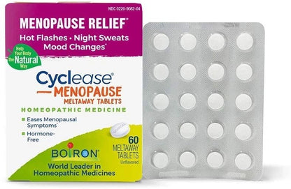 Cyclease Menopause, Relief for Hot Flashes, Night Sweats, Mood Changes, 60 Meltaway Tablets, Boiron