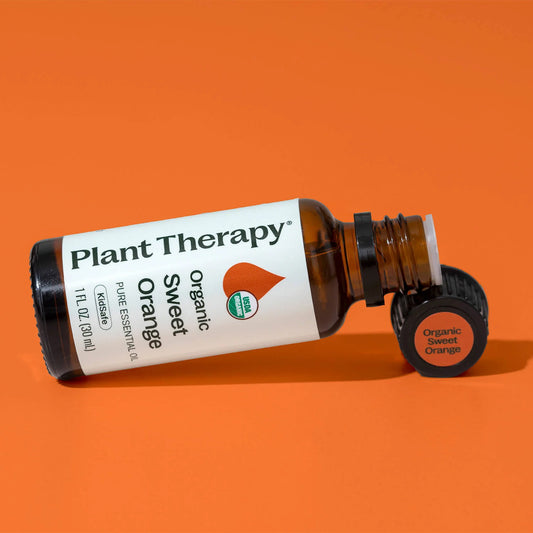 Organic Sweet Orange Essential Oil, 10 ml, Plant Therapy