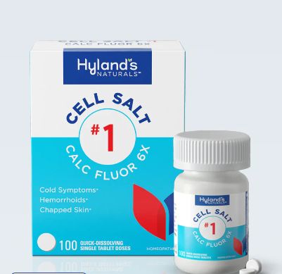 Cell Salt #1 Calc Fluor 6x, 100 Tablets, Hyland's