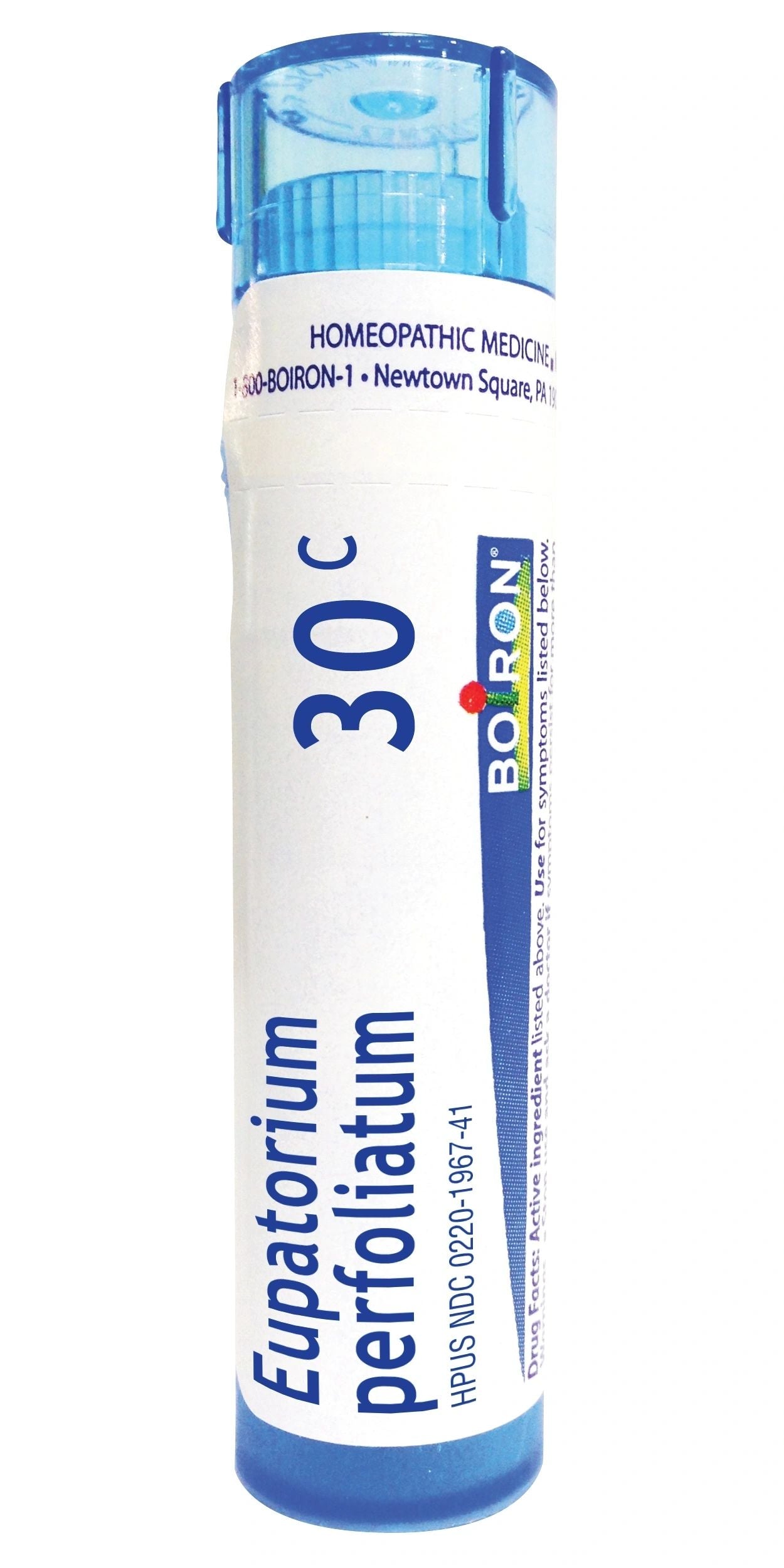 Eupatorium Perfoliatum, 30C, 200CK, 1M Homeopathic Medicine for Stiffness & Bone Pain Associated with Flu Symptoms, Boiron, 80 Pills (Pill Size #40)