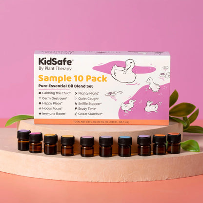 Kidsafe Blends, Sample 10 Pack, Plant Therapy
