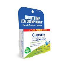 NIGHTTIME LEG CRAMP RELIEF* Cuprum Metallicum 6C, 3 Tubes, 80 Pellets Each, Includes 1 FREE Tube