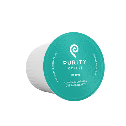 FLOW: Original Medium Roasted Organic Single-Serve Purity Pods, 12 K-Cups