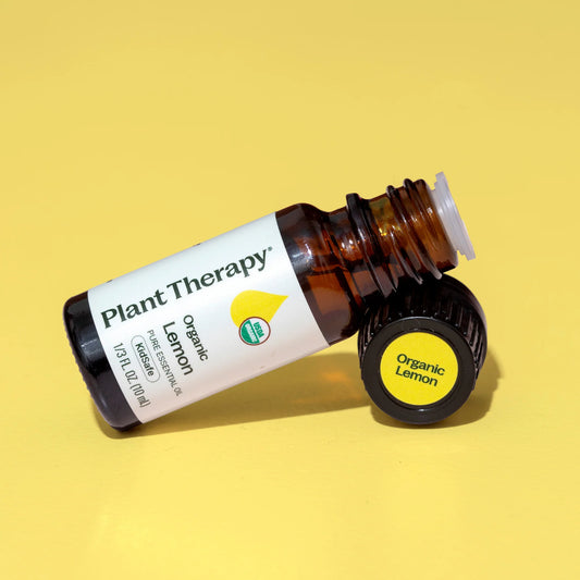 Organic Lemon Essential Oil, 10ml, Plant Therapy